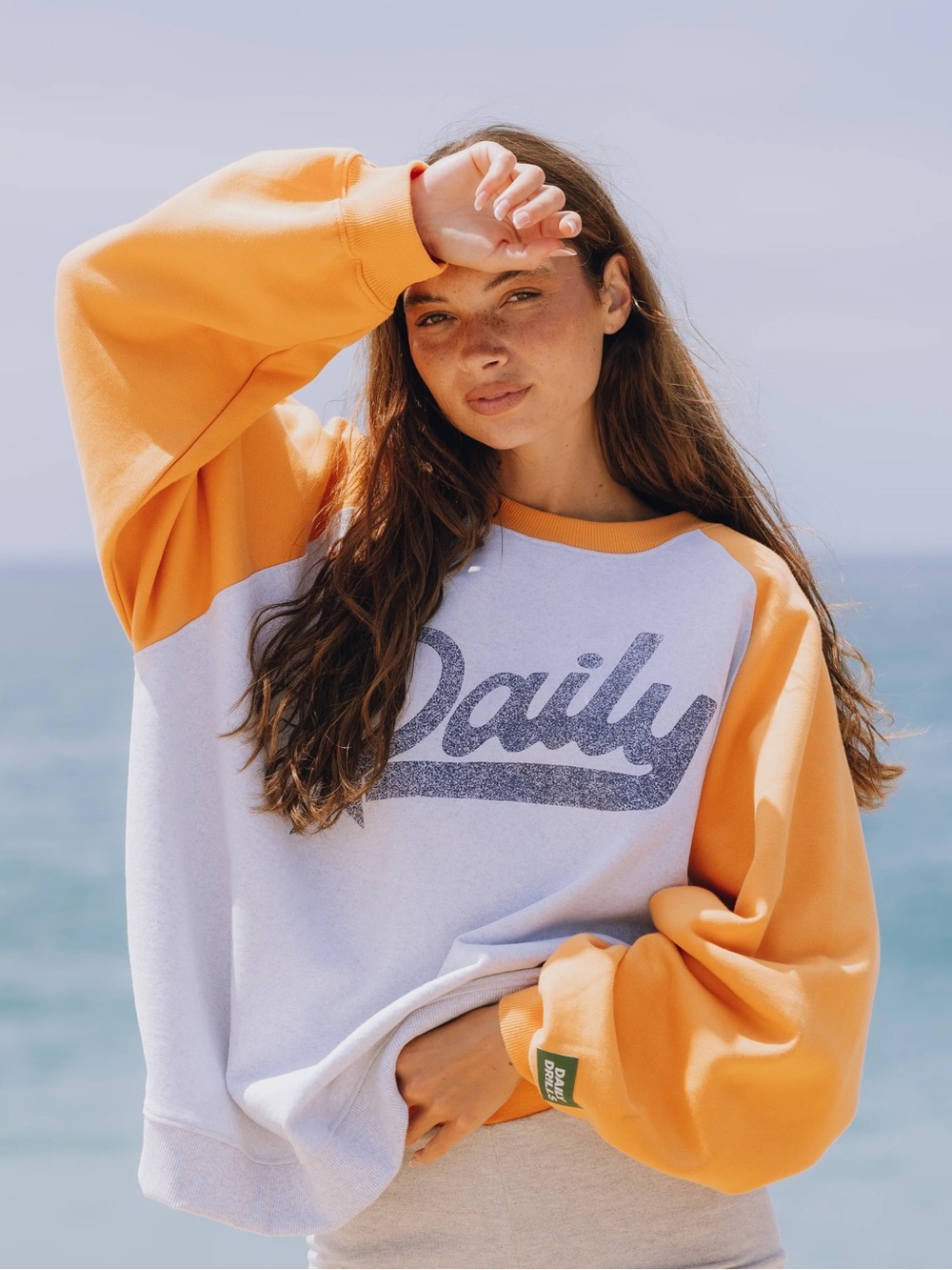 Daily Drills Fleece Raglan Americana Crew